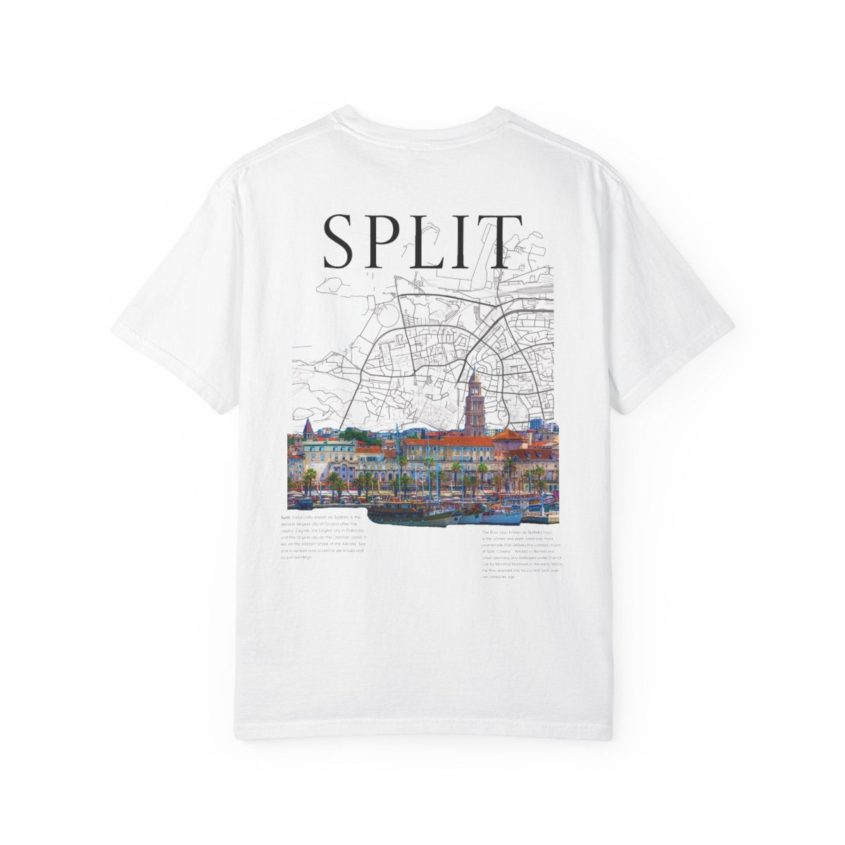 SPLIT Vintage-Weiß, reverse survey print